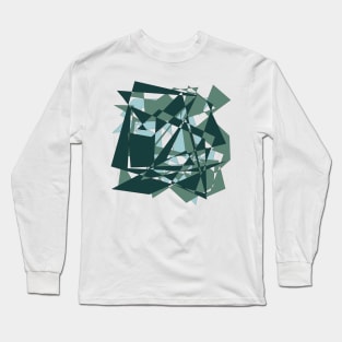 Wacky geometric shapes Long Sleeve T-Shirt